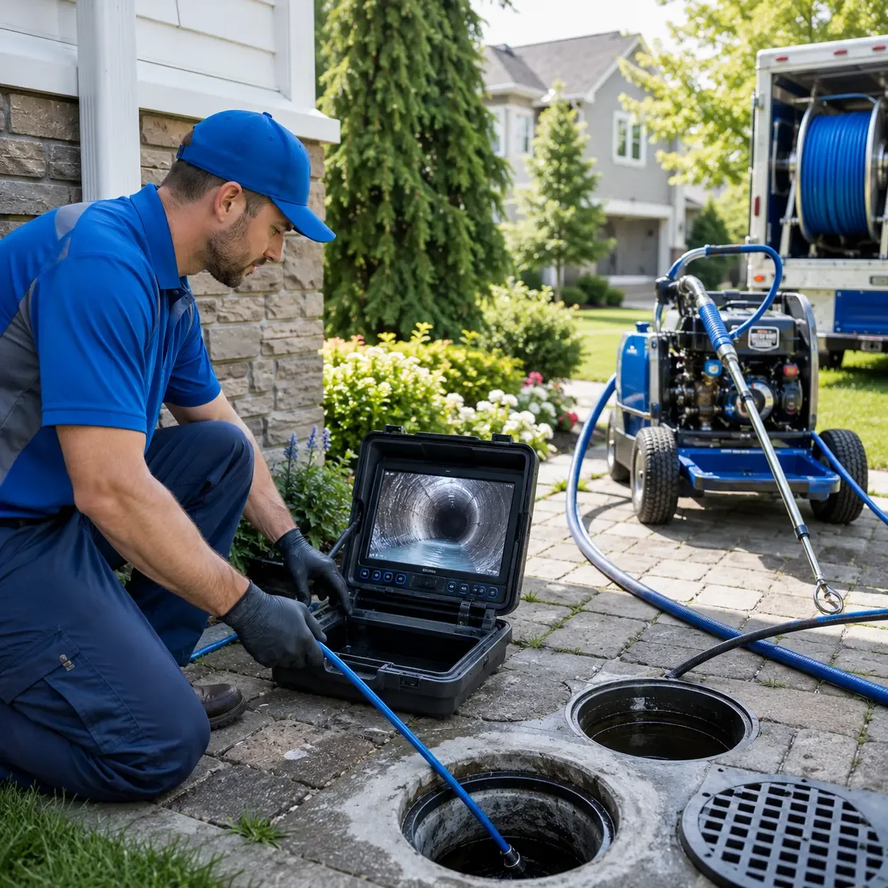 Outdoor drain cleaning professionals serving Munford, AL